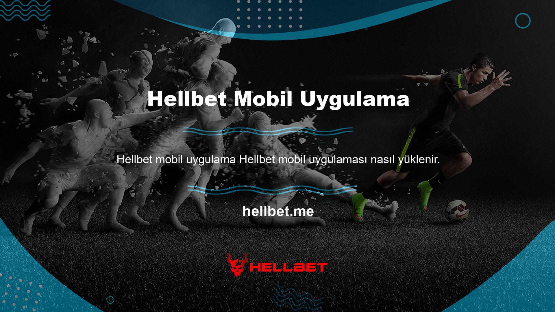 Hellbet mobil uygulaması çevrimiçidir ve canlı bahis ofisinizde bir hesap açtıktan sonra siteden yararlanmak istiyorsanız dosyaları hiçbir şekilde aramanız gerekmez